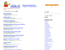 Tablet Screenshot of jaja.cl